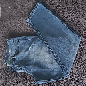 Old Navy Curvy Straight Leg with Light Distress.